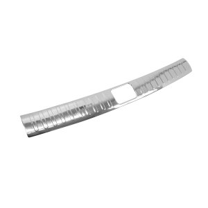 Hyundai Tucson Trunk Sill Cover - Omac - S.Steel - Gloss Silver - 2016-2021